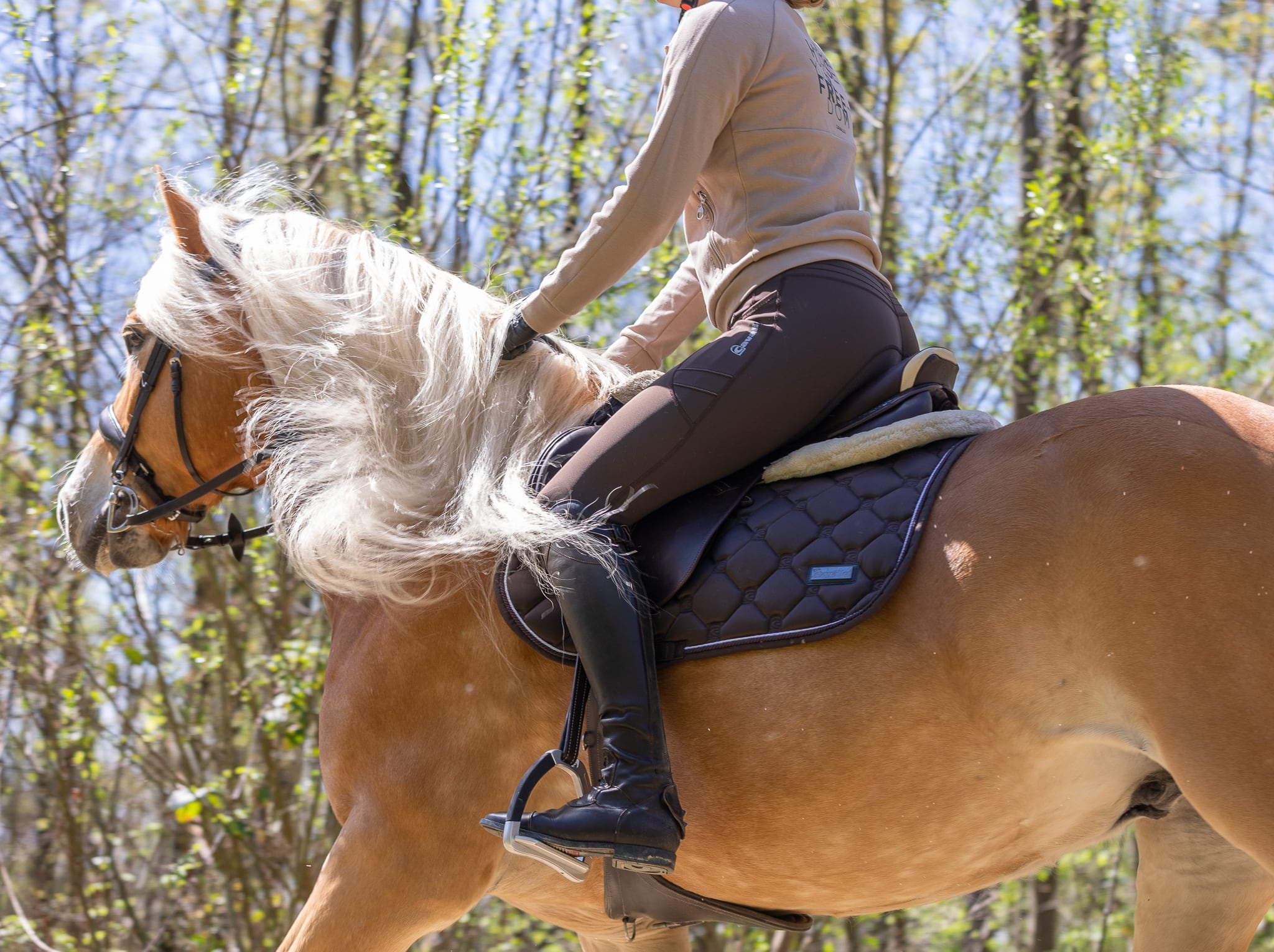 Is it hard to ride without stirrups? Ophena