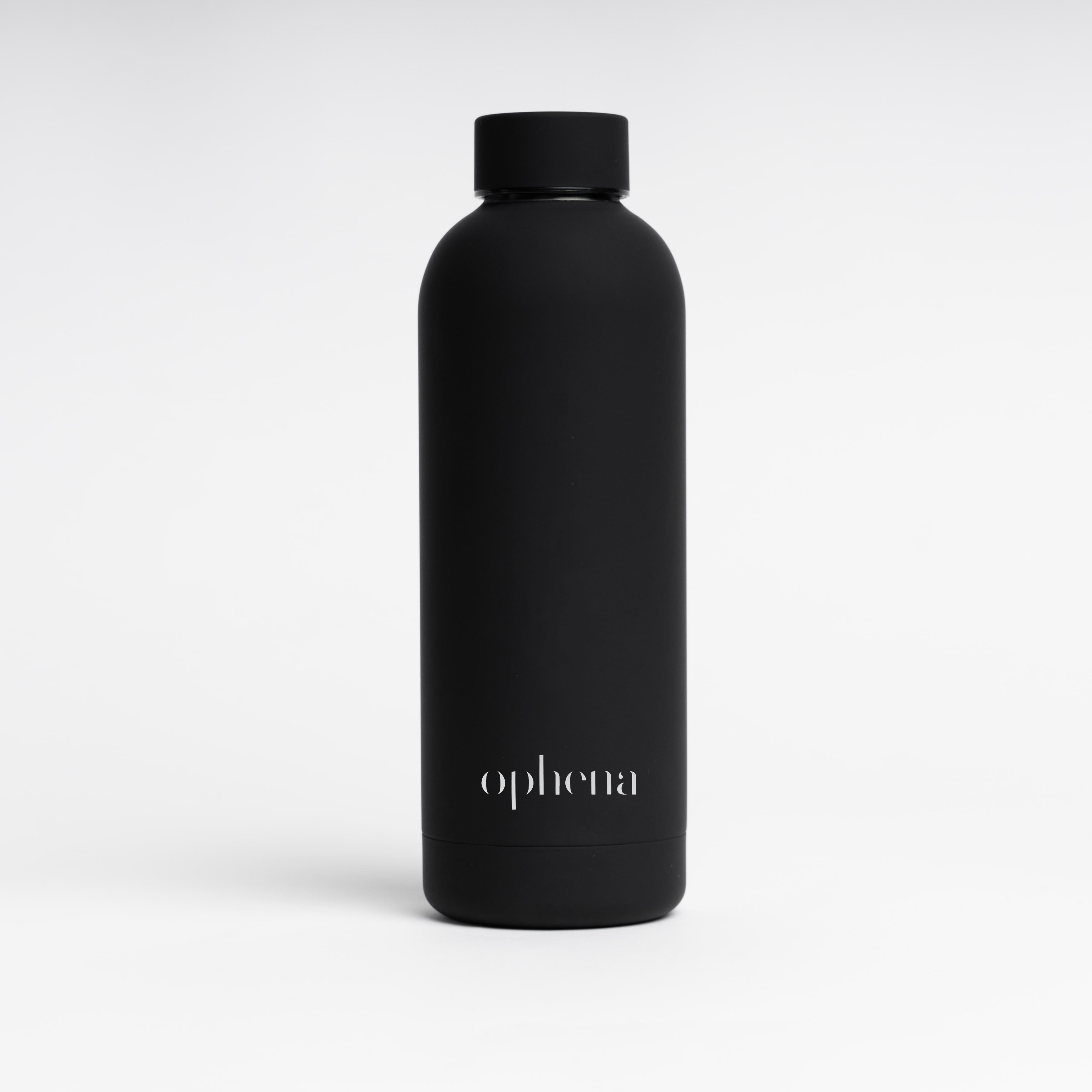 Ophena Water Bottle 500ml Matt Black Ophena ophena-water-bottle-500ml-matt-black-ophena