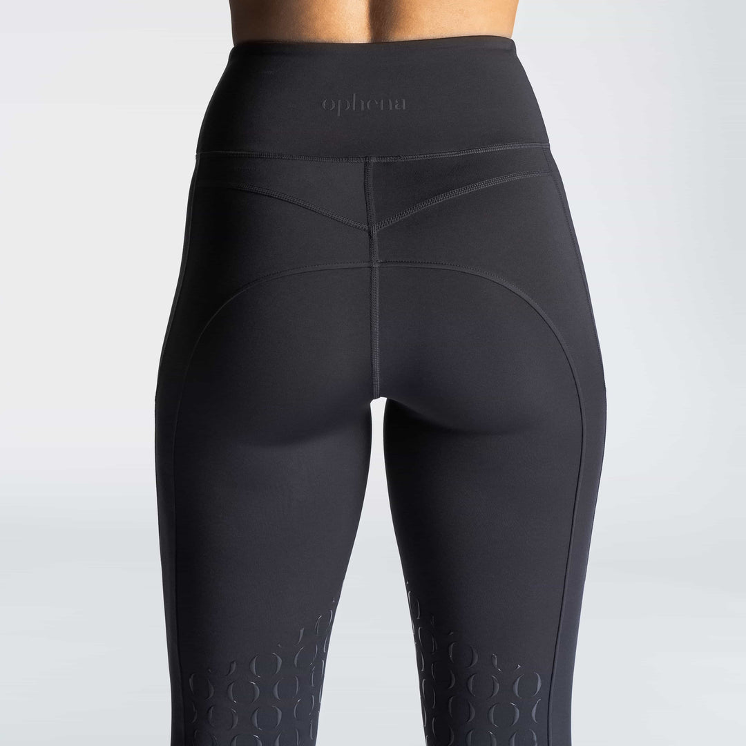 Collant d'équitation taille Fond partiel Femme Ophena