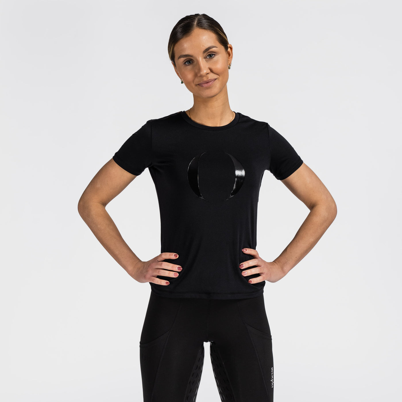 Active T-Shirt Black Signature Collection ??size_XS-height_172-chest_86-waist_71-hips_96